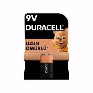 DURACELL ( 9VOLT ) PİL ( TEKLİ )*10=K