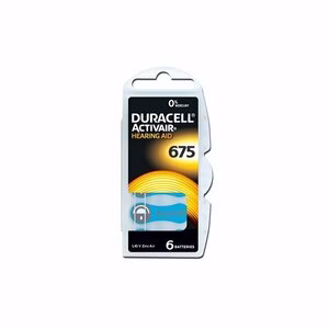 DURACELL ( 675 ) ( 6PCS ) İŞİTME CİHAZ KULAK PİLİ*10X10
