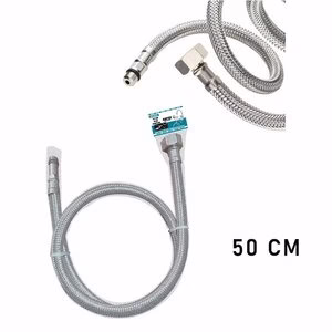 KINETEX KTX-2874 FLEX ( KUĞU & LAVABO ) HORTUM 50CM.DİŞİ-ERKEK*10X20