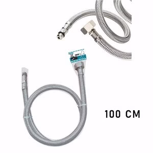 KINETEX KTX-2878 FLEX ( KUĞU & LAVABO ) HORTUM 100CM.DİŞİ-ERKEK*10X10