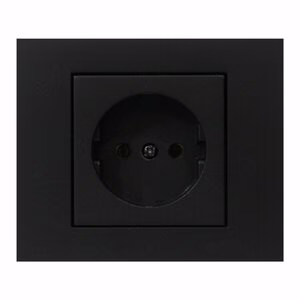 ATOM ( SİYAH ) NORMAL PRİZ*12X10