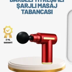 Mey İthalat® Elektrikli Masaj Tabancası Sessiz Çalışma Derin Doku Masajı
