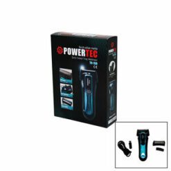 POWERTEC TR-150 ŞARJLI ÇİFT BIÇAK ( GÜNLÜK SIFIR SAKAL ) TRAŞ MAKİNESİ ( BIYIK DÜZELTME & YEDEK BAŞLIK )