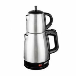 SİNBO STM-5831 ( 2İN1= ÇAYCI & KETTLE ) ( ÇELİK ) ELEKTRİKLİ ÇAY MAKİNESİ ( 1.7LT + 0.7LT ) ( ÇAY SÜZGEÇLİ ) ( 360° DÖNEBİLİR )*6