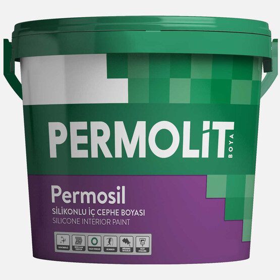 Permolit 20Kg Permosil Silikonlu Mat Tr-Baz İç Cephe Boya Permolit