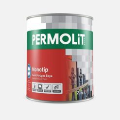 Permolit 2,5 L Monotip Antipas Parlak Metalik Gümüş Gri
