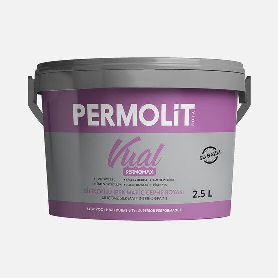 Permolit 2,5 L Permomax Vual İpek Mat İç Cephe Boya Beyaz