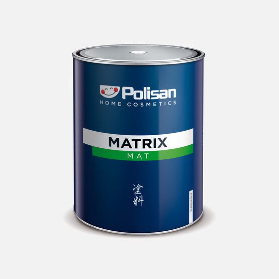Polisan 2,5 lt Matrix Mat Siyah