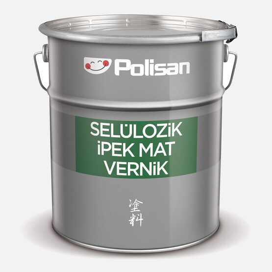 Polisan 12 kg Selülozik İpek Mat Verniği