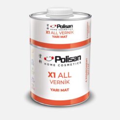 Polisan X1 ALL Vernik  Yarı Mat Şeffaf 0,60L