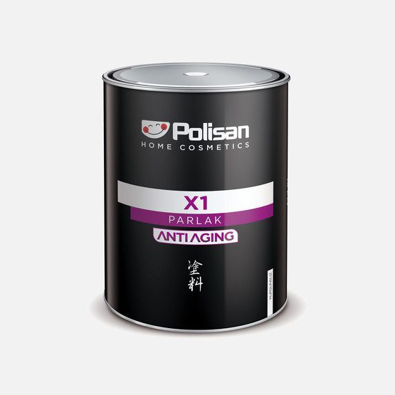 Polisan X1 Anti Aging Solvent Bazlı Boya Parlak Beyaz 2,5 L