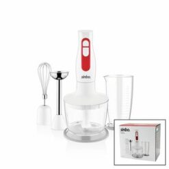SİNBO SHB-3100S TURBO EL BLENDER SETİ (DOĞRAYICI& MİKSER& BLENDER) (2 KADEME HIZ) (600ML HAZNE & 700ML ÖLÇÜ KABI)