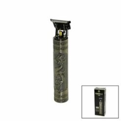 POWERTEC TR-1005 ( MAT ) ( GÜNLÜK EVDE BAKIM VÜCUT KILI ) ENSE & SAKAL TRAŞ MAKİNESİ ( USB ŞARJLI ) ( BASKILI GÖVDE) ( T BIÇAK )