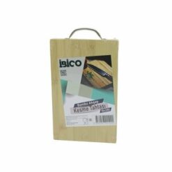 İBİCO İ22-199 ( 18X28 X 1.7CM ) LUX AHŞAP BAMBU KESİM PANOSU & KESME TAHTASI ( METAL KULPLU )