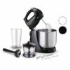 SİNBO SMX-2731 INOX TASLI MİKSER & BLENDER SETİ (5 KADEME HIZ+TURBO) (HAMUR YOĞURMA+ KASE )(300W)(600ML HAZNE)(700ML ÖLÇÜ KABI