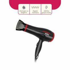 SİNBO SHD-7094  SAÇ KURUTMA & FÖN MAKİNESİ(2 KADEME HIZ & SICAKLIK)(FÖN BAŞLIK)(ZİKZAK REZİSTANS SARIM) (HOMOJEN ISI DAĞILIM)