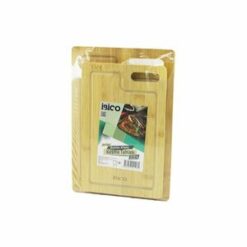 İBİCO İ22-196 ( 2PCS SET ) ( DÜZ KENARLI & KANALLI & OVAL KULPLU ) ( AHŞAP BAMBU ) KESİM PANOSU & KESME TAHTASI (18X28X1CM--22X32X1CM)