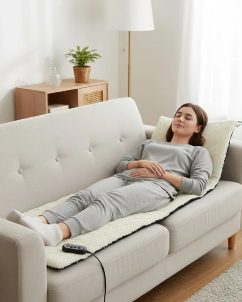 Mey İthalat® Isıtmalı Titreşimli Masaj Yatağı Tüm Vücut Rahatlatıcı Sistem 1 Mey İthalat® Isıtmalı Titreşimli Masaj Yatağı Tüm Vücut Rahatlatıcı Sistem