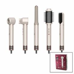 SİNBO SHD-1729 (ROSE GOLD) AİR BRUSH (5İN1=BUKLE-HACİMLE-DÜZLEŞTİR-2-FIRÇA) SAÇ KURUTMA & ŞEKİL MAKİNESİ (1300W)(3-KDM.HIZ & ℃)