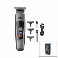 SİNBO SHC-1910 ( USB ŞARJLI & LCD GÖSTERGELİ ) SAÇ & SAKAL KESME TRAŞ MAKİNESİ ( İKİ FARKLI HIZ & 150 DK. ÇALIŞMA SÜRE )