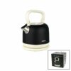 SİNBO SK-8035 RETRO ( SİYAH ) (NOSTALJİ DEMLİK MODEL) (ÇELİK) KETTLE SU ISITICI (2.2LT) (1800W) ( GİZLİ RESİZTANS )