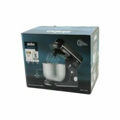 SİNBO SMX-2769 ( SİYAH ) STANDLI MİKSER ( ÇIRPICI & HAMUR YOĞURUCU & KARIŞTIRICI ) ( 8 KADEME HIZ AYAR ) ( 6L ÇELİK HAZNE ) (1300W)