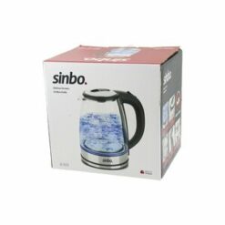SİNBO SK-8029 ( CAM ) KETTLE SU ISITICISI ( 1.8LT ) ( GİZLİ REZİDANS )( 360° DÖNEBİLME ÖZELLİK ) ( 1850-2200W )