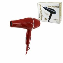 POWERTEC TR-501 ( KIRMIZI ) SAÇ KURUTMA & FÖN MAKİNESİ 2500W PERFORMANS