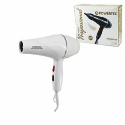 POWERTEC TR-501 ( BEYAZ ) SAÇ KURUTMA & FÖN MAKİNESİ 2500W PERFORMANS