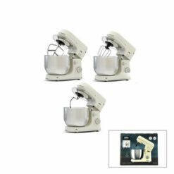 SİNBO SMX-2771 ( KREM ) STANDLI MİKSER & BLENDER SETİ ( HAMUR YOĞURUCU & ÇIRPICI & KARIŞTIRICI ) ( 8 KADEM. HIZ AYAR )( 5LT HAZNE )( 1300W )