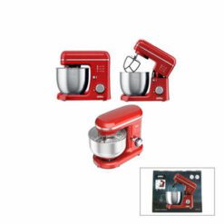 SİNBO SMX-2771 ( KIRMIZI ) STANDLI MİKSER & BLENDER SETİ ( HAMUR YOĞURUCU & ÇIRPICI & KARIŞTIRICI ) ( 8 KADEM. HIZ AYAR )( 5LT HAZNE )( 1300W