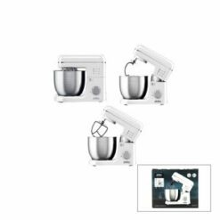 SİNBO SMX-2771 ( BEYAZ ) STANDLI MİKSER & BLENDER SETİ ( HAMUR YOĞURUCU & ÇIRPICI & KARIŞTIRICI ) ( 8 KADEM. HIZ AYAR )( 5LT HAZNE )( 1300W )