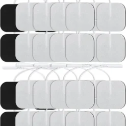 10 Paket, 40 Adet Tens Elektrod Pedi 5x5 cm Extra Güçlendirilmiş Yapışkanlı Kumaş