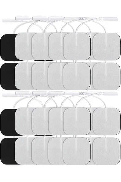 10 Paket, 40 Adet Tens Elektrod Pedi 5x5 cm Extra Güçlendirilmiş Yapışkanlı Kumaş 1 10 Paket, 40 Adet Tens Elektrod Pedi 5x5 cm Extra Güçlendirilmiş Yapışkanlı Kumaş