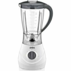 SİNBO SHB-3062 (TURBO) DOĞRAYICI BLENDER (BUZ KIRICI) (4LÜ BIÇAK=PASLANMAZ ÇELİK) (2 KADEME HIZ) (600W) (18000 DEVİR/DK) (HAZNE=1.6LT)