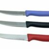 TUJO KNIVES-2280 ( TEKLİ ) ( BÜYÜK ) ( TIRTIRLI ) SEBZE & EKMEK BIÇAK ( RENKLİ PLSATİK SAPLI )