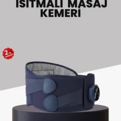 Mey İthalat® Titreşimli Masajlı Bel Kemeri Isıtmalı Destekli