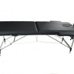MAXİ Katlanabilir Metal Masaj Masası,Çanta Tipi Masaj ve Tedavi Yatağı Siyah