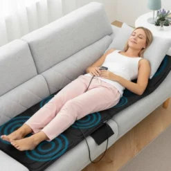 Mey İthalat® Titreşimli Isıtmalı Masaj Yatağı Sırt Boyun Tüm Vücut Rahatlatıcı