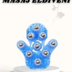9 Bilyeli Masaj Eldiveni Giyilebilir Plastik Vücut Sıkılaştırıcı