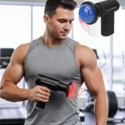 Mey İthalat® Şarjlı Masaj Tabancası Sıcak Soğuk Sessiz Güçlü Motorlu