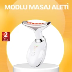 7 Renk Led Işık Terapili Cilt Bakım Cihazı Usb Şarjlı