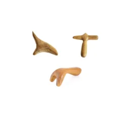 Ahşap Masaj Aparatları Set, Refleksoloji, Akupunktur