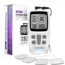 FİZYOPOL Tens Ems Masaj Cihazı Ve Kablolu Yedek Elektrod Tens 8'li