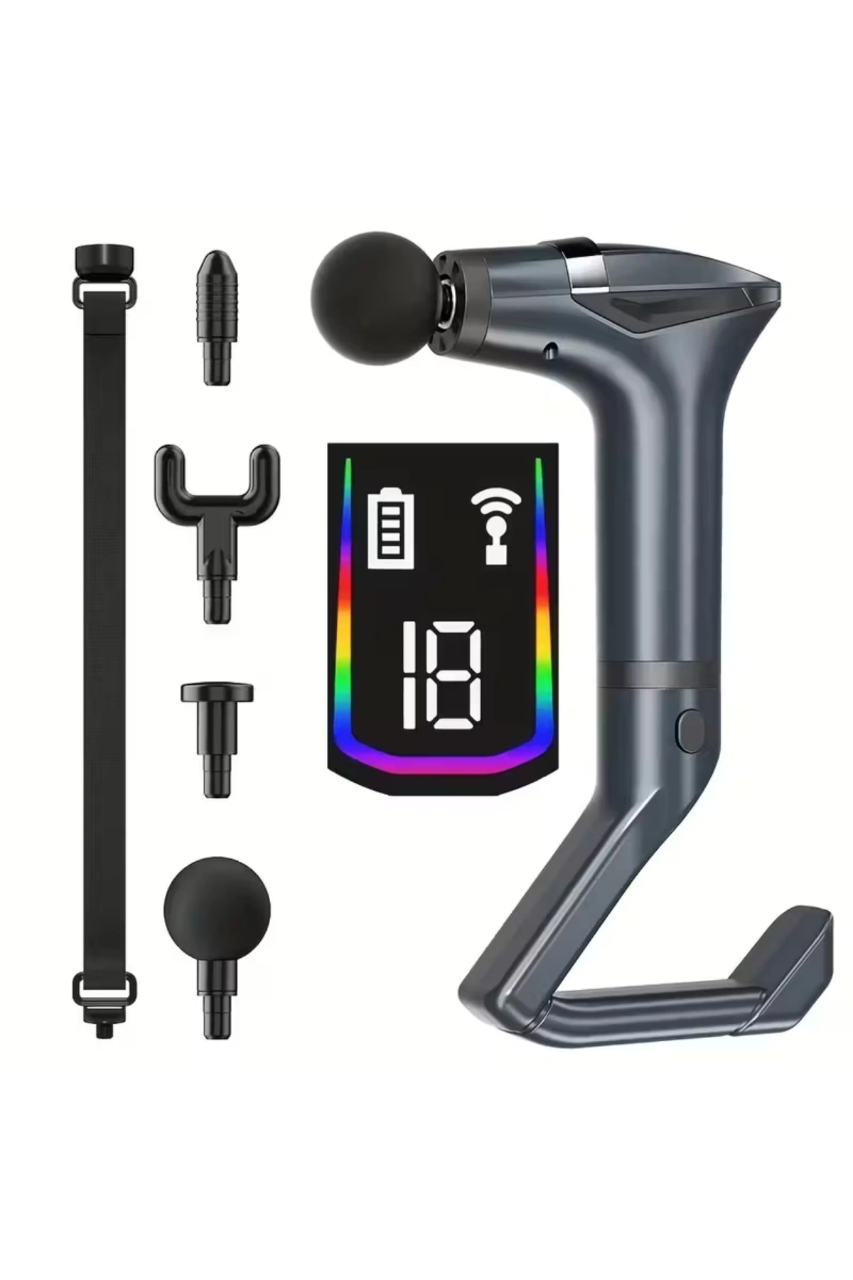 Auhma Amg29 3'ü 1 Arada Ayırılabilir Titreşimli Masaj Tabancası - Derin Doku, Tetik Noktası Masaj Aleti 1 Auhma Amg29 3'ü 1 Arada Ayırılabilir Titreşimli Masaj Tabancası - Derin Doku, Tetik Noktası Masaj Aleti