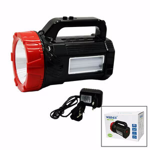 WEİDASİ WD-553B ( 10W ) ( 2İN1 = 1LED & 16SMD ) EL FENERİ & PROJEKTÖR FİŞ ŞARJLI  (TELEFON & AMPUL ÇIKIŞLI POWERBANK)*12
