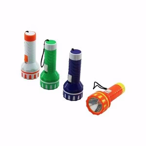 İBİCO İ10-008 LED FLASHLIGHT L-989 ( PİLLİ ) EL FENERİ ( RENKLİ PLASTİK ) ( MİNİ BOY: 11CM & ÇAP: 4.3CM )*24X40
