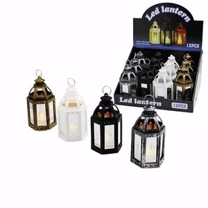 LED LANTERN SDR-LM-014 ( BÜYÜK ) ALTIGEN AÇIK KUBBE ( PİLLİ ) RAMAZAN LED IŞIK ( MİX RENKLİ & PLASTİK )*12X24